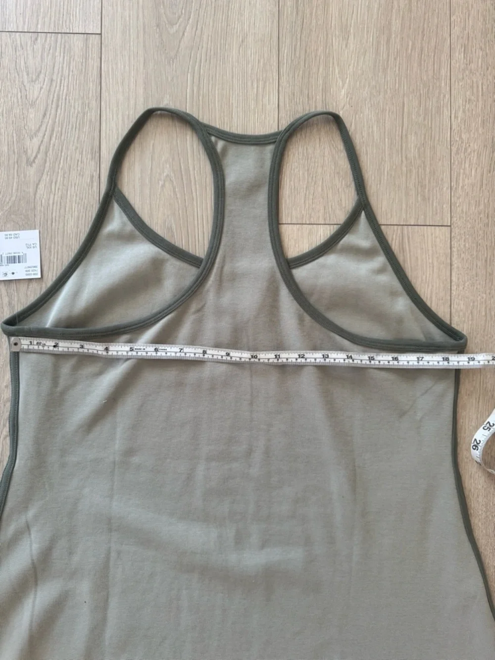 Green Racerback Tank Dress - Picture 4 of 8
